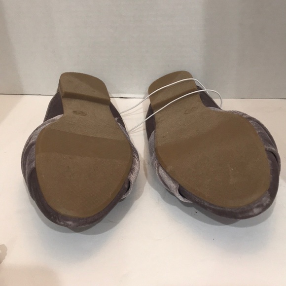 Women’s Lilac Slip-on Flat Mules Bow-Front New - Picture 8 of 8